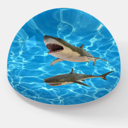 White sharks paperweight