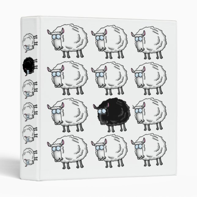 white sheep binder (Front/Spine)