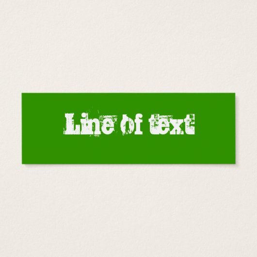 White Sheep Bookmark (Back)