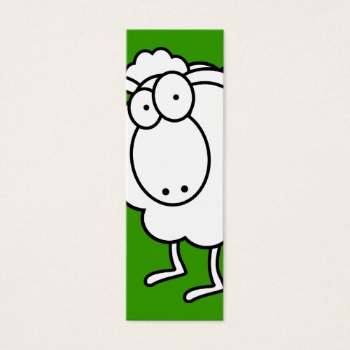 White Sheep Bookmark Business Card Templates