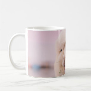 WHITE SHEEP IN CLOSE UP PHOTOGRAPHY COFFEE MUG
