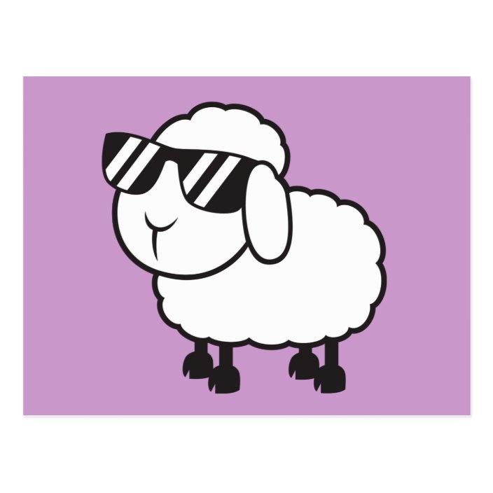 sheep with sunglasses