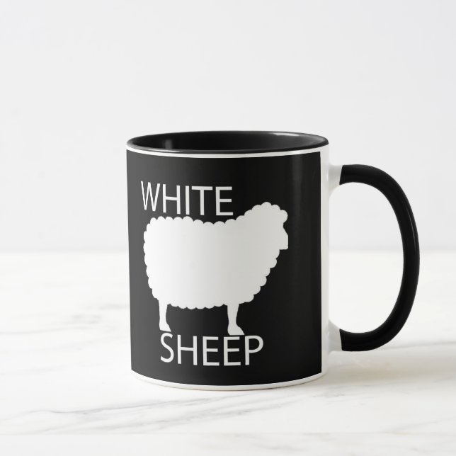 White Sheep Mug (Right)