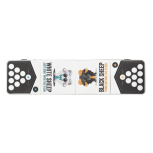 White Sheep vs. Black Sheep Beer Pong Table