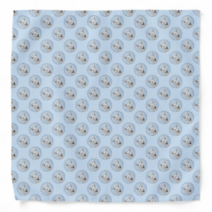 White Shepherd Painting - Cute Original Dog Art Bandana