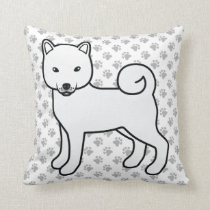 shiba inu cartoon pillow