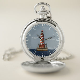 White Shoal Light pocket watch