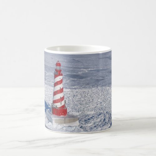White Shoal Lighthouse Coffee Mug