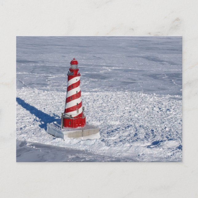 White Shoal Lighthouse Postcard (Front)