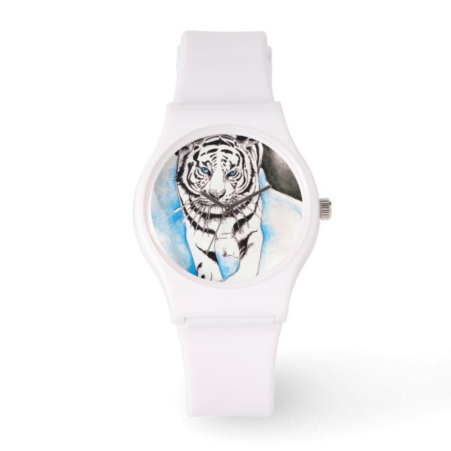 White Siberian Tiger Sow Watch (Front)