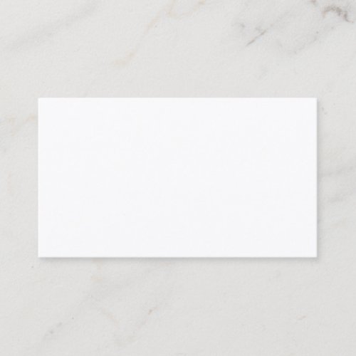 White Signature UV Gloss Business Card