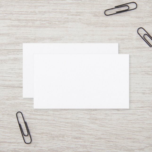 White Signature UV Gloss Business Card (Front/Back In Situ)