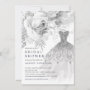 Delicate Boho Wildflower Arch Floral Bridal Shower Invitation 