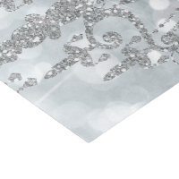 White Glitter Tissue Paper Squares, 10 Sheets, Premium Gift Wrap and Art  Supplie