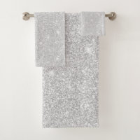 White Silver Sparkle Festive Elegant Christmas