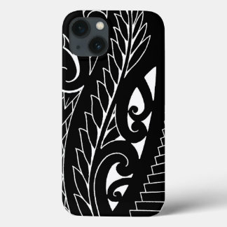 White silverfern New Zealand national symbol art iPhone 13 Case