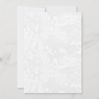 white simple marble effect invitation