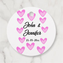 white simple minimal text style wedding pinkheart