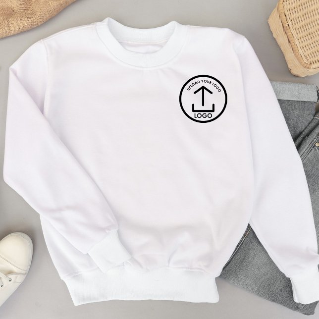 White Simple Modern Professional Business Logo Sweatshirt (White Simple Modern Professional Business Logo Sweatshirt)