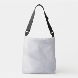 White, simple, modern, urban, cool, trendy pattern crossbody bag