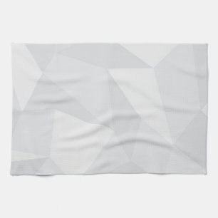 White, simple, modern, urban, cool, trendy pattern kitchen towel