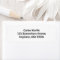 White Simple Plain Return Address Labels