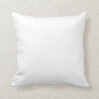 White Simple Solid Color Throw Pillow