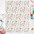 White Simple Wildflower Nursery Farmhouse Rug Zazzle