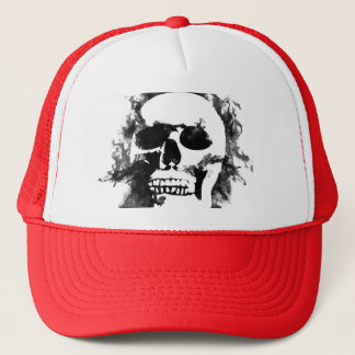 white skull hat