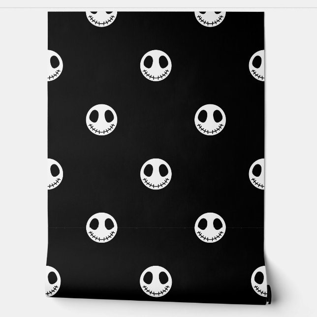 white skull wallpaper  (Unrolling)