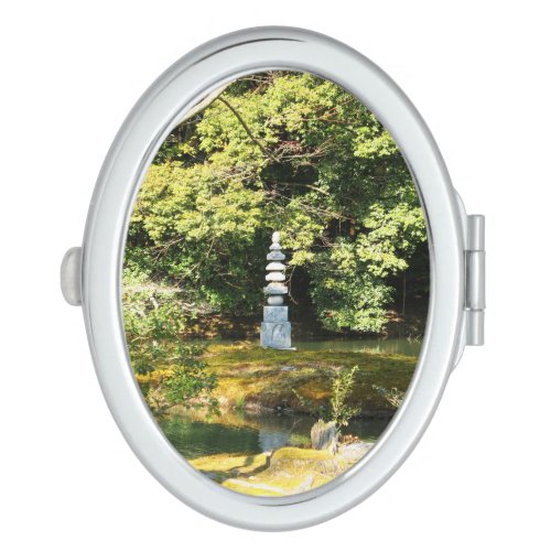 White Snake Pagoda  Hakuja No Tsuka Compact Mirror