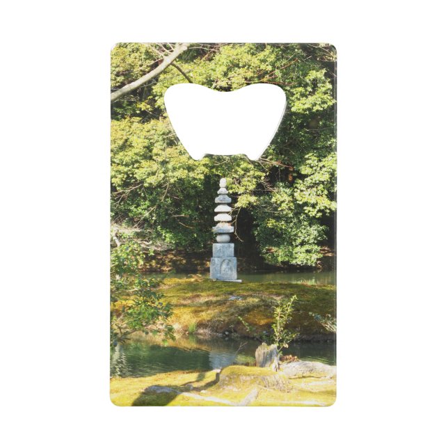White Snake Pagoda / Hakuja No Tsuka Credit Card Bottle Opener (Front)
