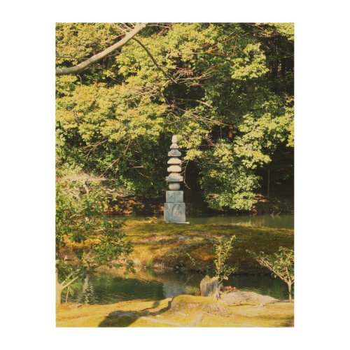 White Snake Pagoda  Hakuja No Tsuka Wood Wall Art