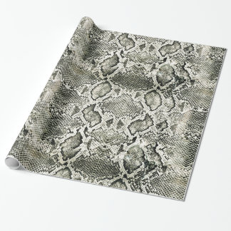 White Snake print Wrapping Paper