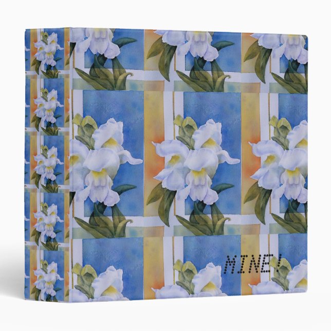WHITE SNAPDRAGONS BINDER (Front/Spine)