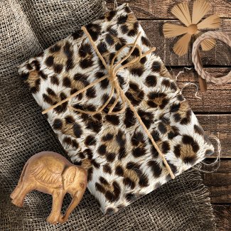 White Snow Leopard Print Safari Party ID1157
