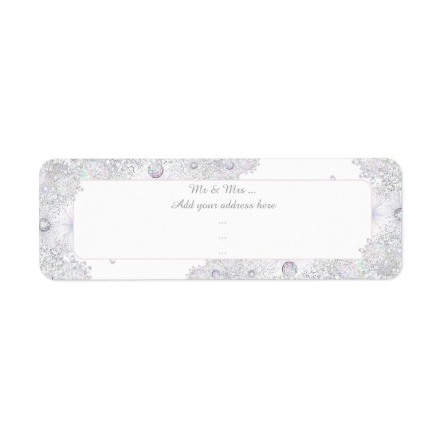 white snowflake label (Front)