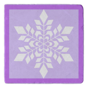 White Snowflake Trivet