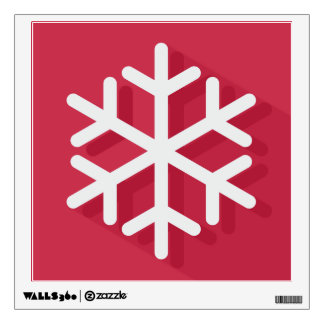 White Snowflake Wall Decal
