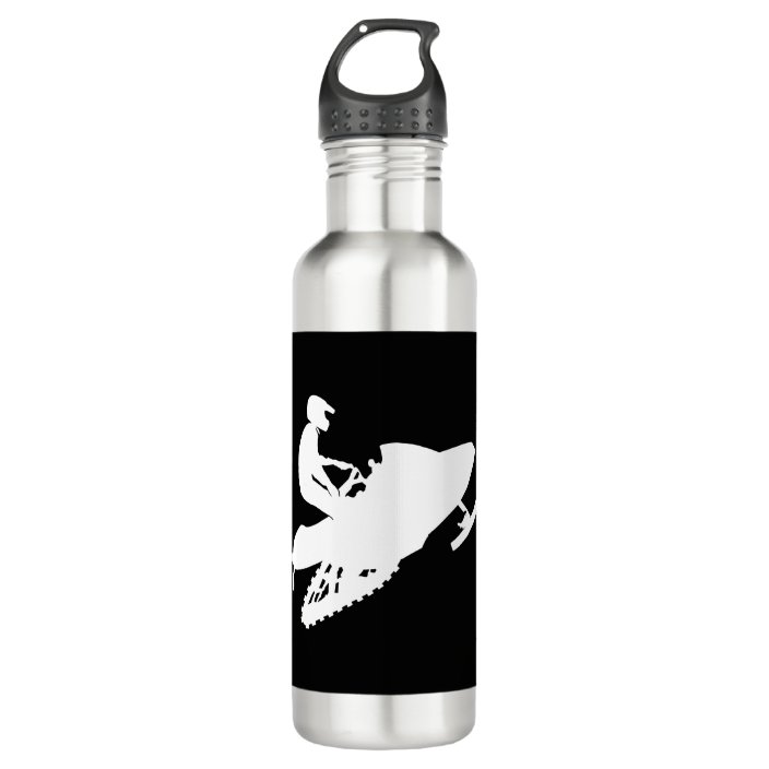 Stainless Steel Water Bottle Snowmobile