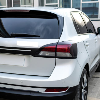 White Solid Color Bumper Sticker