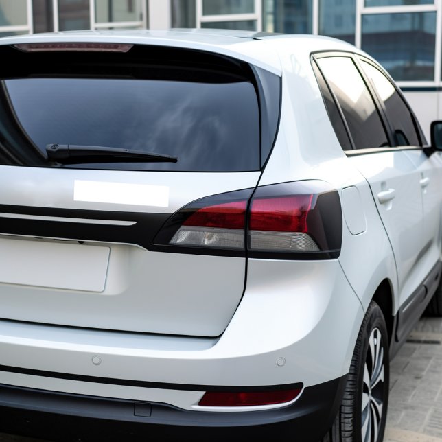 White Solid Color Bumper Sticker (Creator Uploaded)