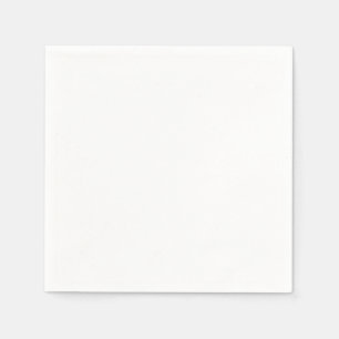 White Solid Color Paper Napkins