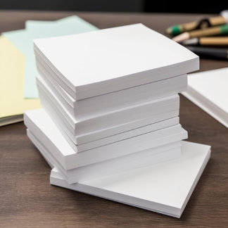 White Solid Color Post-it Notes