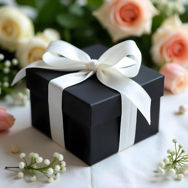 White Solid Color Satin Ribbon (White Solid Color Satin Ribbon)