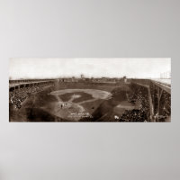 Reproduction vintage White Sox vs. Cubs photo - circa 1909