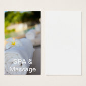 White SPA towel (Front & Back)