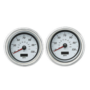 "White Speedometer" design jewelry set Cufflinks