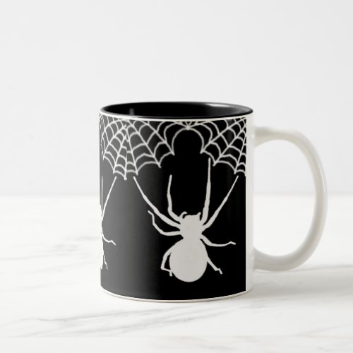 White Spider Mug