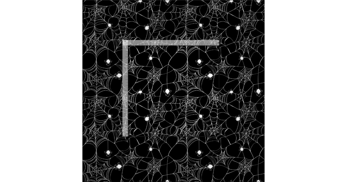 White Spider  Halloween Fabric Zazzle